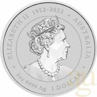 1 тройунция Сребърна Монета Австралийски Лунар Дракон 2024, снимка 3 - Нумизматика и бонистика - 45507109