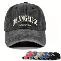Бейзболна шапка - denim, vintage, Los Angeles, снимка 2 - Шапки - 44966788
