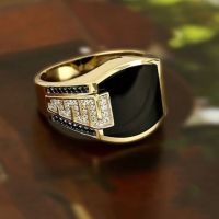 Стилен мъжки пръстен, снимка 4 - Пръстени - 45345619