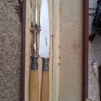 Стари ножове комплекти за барбекю, снимка 11 - Антикварни и старинни предмети - 45495987
