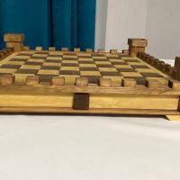 Шах дървен, ръчна изработка (Обновена с допълнение), снимка 7 - Шах и табла - 45557842