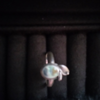 Сребърен пръстен със седеф , снимка 5 - Пръстени - 44967821
