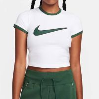 Nike Women's Cropped, Дамска тениска T-Shirt , снимка 7 - Тениски - 44428732
