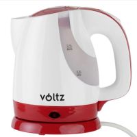 Електрическа кана Voltz Premium RP51230F, 1300W,  0.9л., бяло/черно, бяло/червено, 2 ГОДИНИ ГАРАНЦИЯ, снимка 7 - Кани - 45741428