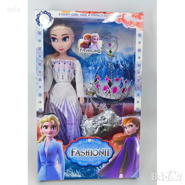 Кукла Замръзнало кралство с Корона, снимка 1