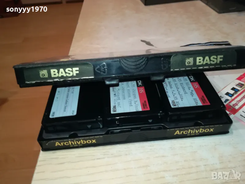 TDK BASF VIDEO VHS C TAPE X3 ВНОС GERMANY 2112241203, снимка 1