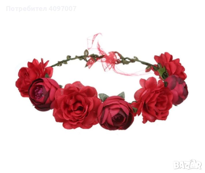 Венче за коса, вдъхновено от красивите рози, снимка 1