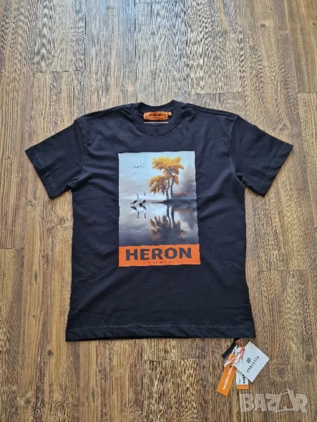 Страхотна мъжка тениска овърсайз HERON PRESTON размер S M L XL 2XL , снимка 1
