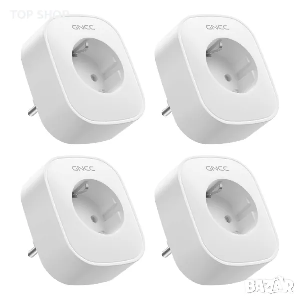 4 бр. смарт контакти ZOOZEE -GNCC Series Smart WiFi Socket, снимка 1