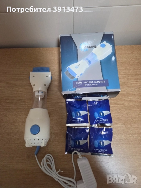 Чисто нов Уред за премахване на въшки и техните яйца V-Comb, снимка 1