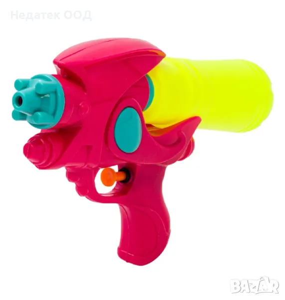 Детски воден пистолет, Розов, 25 см., снимка 1