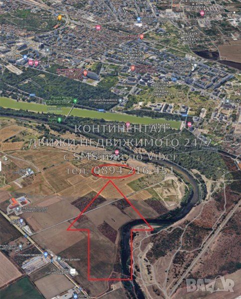 Парцел 15дка до ток и вода близо до р. Марица, снимка 1