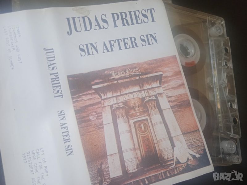 Judas Priest – Sin After Sin - аудио касета музика, снимка 1