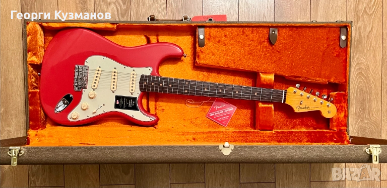 Fender American Vintage II 1961 Stratocaster, Rosewood Fingerboard, Fiesta Red, снимка 1