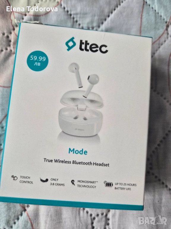 Безжични слушалки ttec Mode, снимка 1