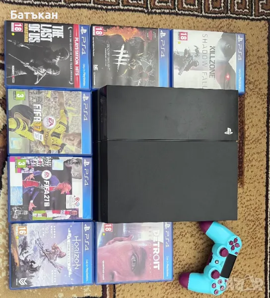 Playstation4 Sony 1TB, 7 игри и един джойстик, снимка 1