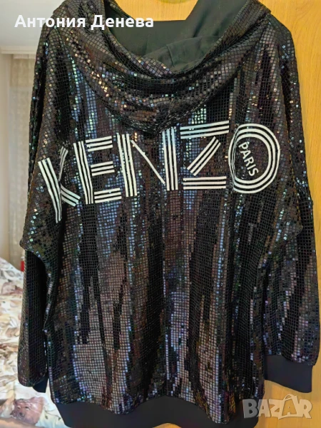 Оригинален суичър Кензо с камъчета., снимка 1