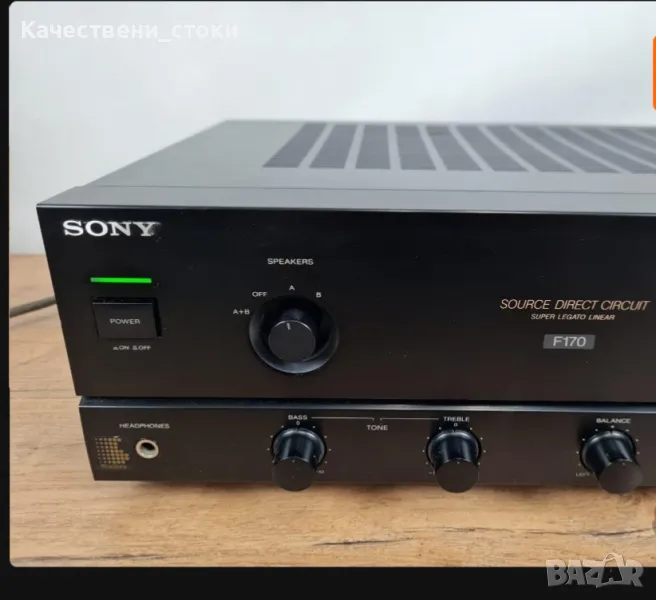 Японски усилвател Sony Ta-f 170 2x63 w, снимка 1