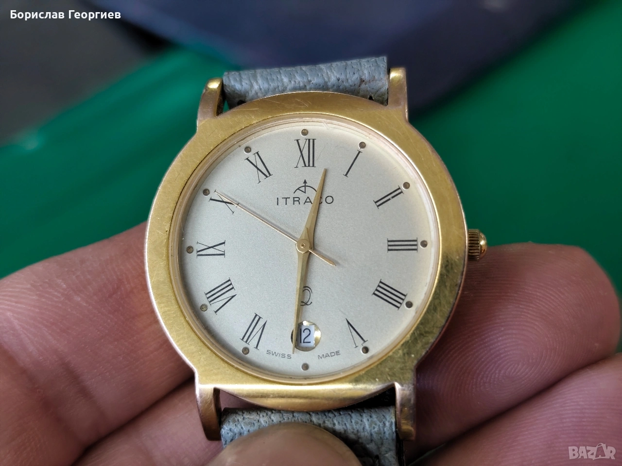 Кварцов часовник swiss Itraco 1175 , снимка 1