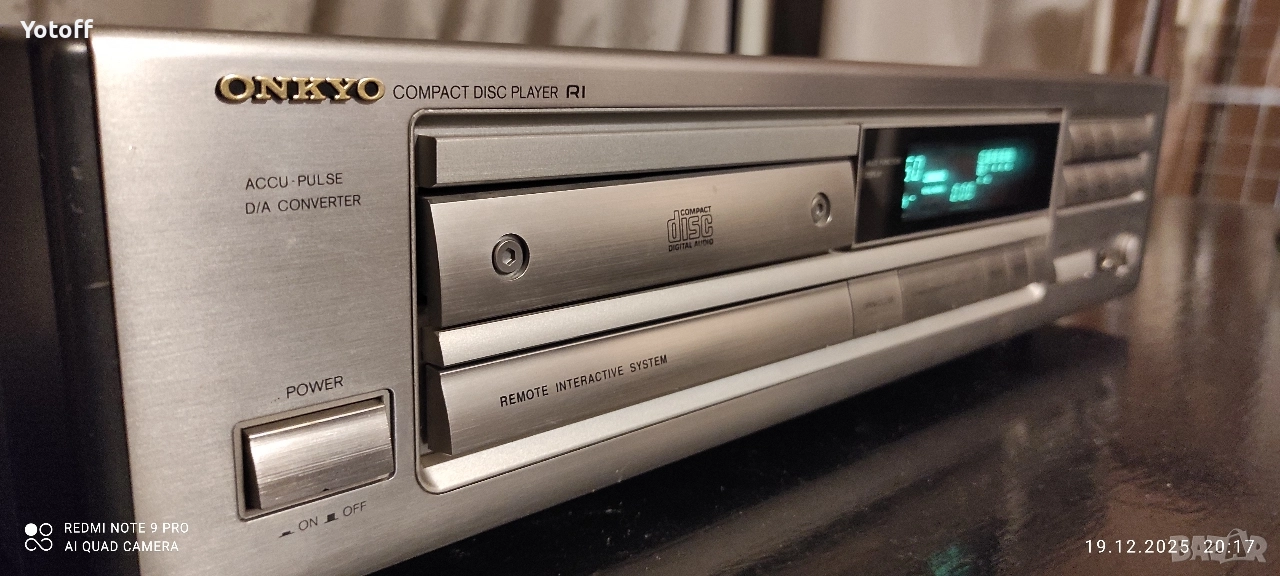 Onkyo compact disc player , снимка 1