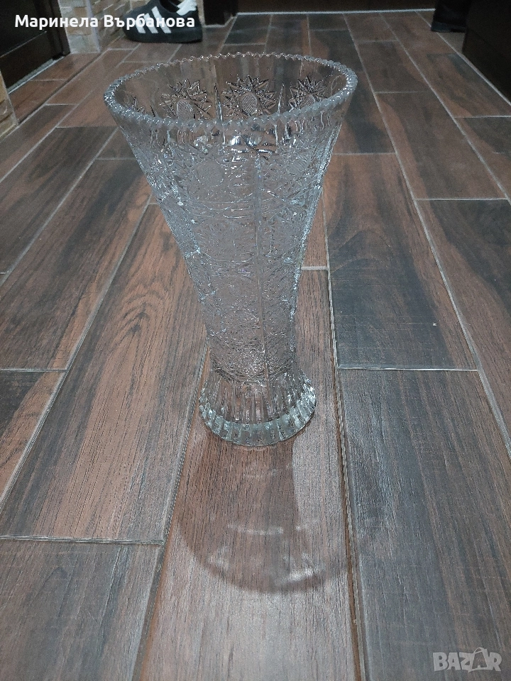 кристална ваза , снимка 1
