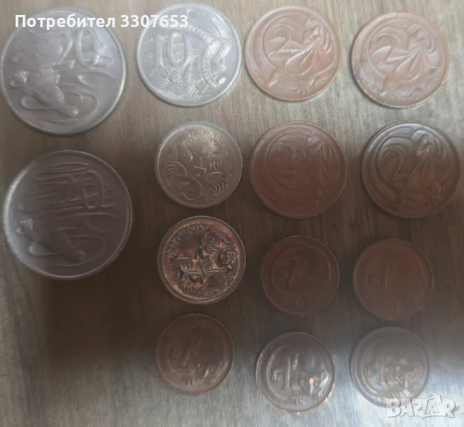 монети Австралия 14бр, снимка 1