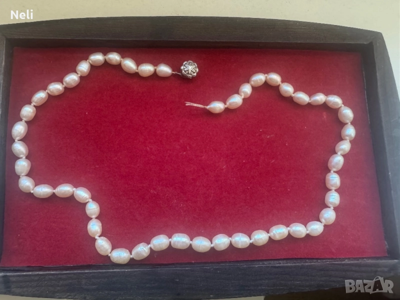 Огърлица естествени перли, снимка 1
