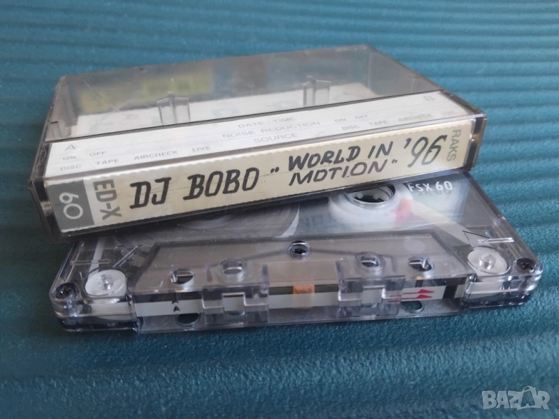 DJ BoBo – World In Motion - аудио касета музика, снимка 1