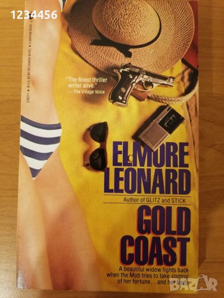 Elmore Leonard (The finest thriller writer alive, author of Glitz and Stick) - GOLD COAST, снимка 1