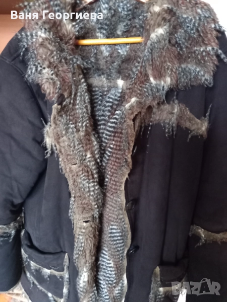 Дамско кожено палто, снимка 1