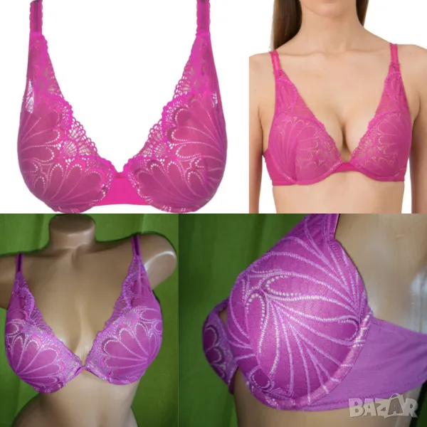 Wonderbra 80 C- Розов сутиен с банели , снимка 1