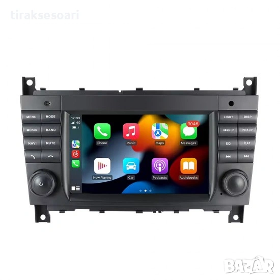 7-инчова мултимедия за Mercedes C-Class W203 2002–2009 Android Carplay, снимка 1
