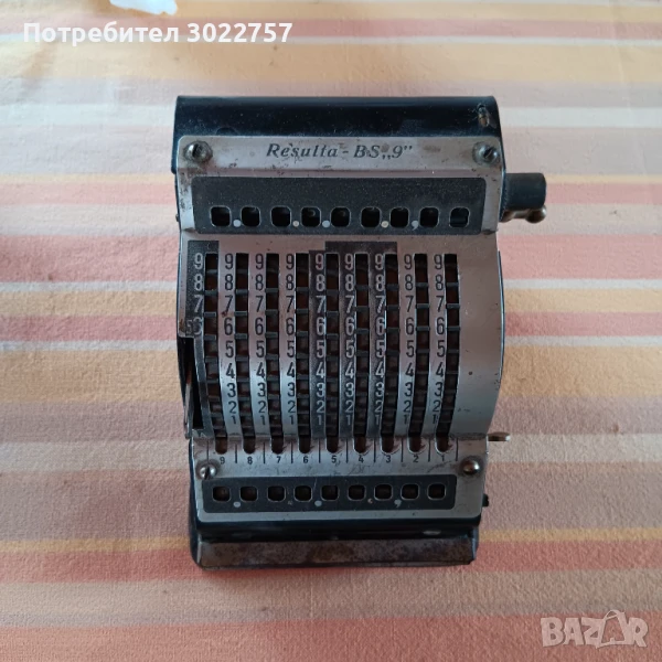 Механична сметачна машина Resulta BS9, снимка 1