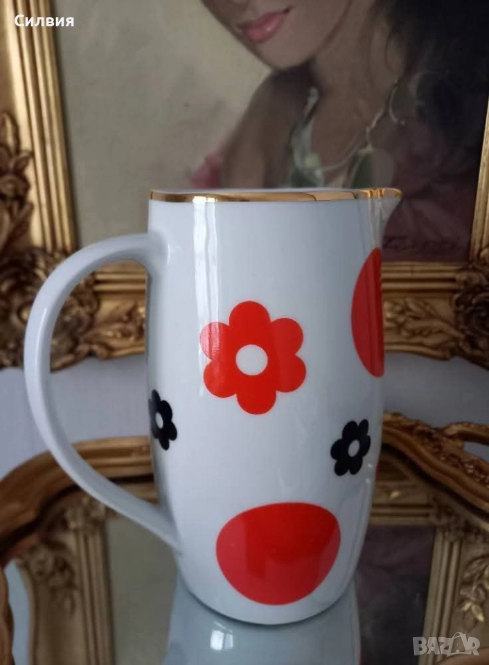 Българска кана- рядко срещан декор , снимка 1