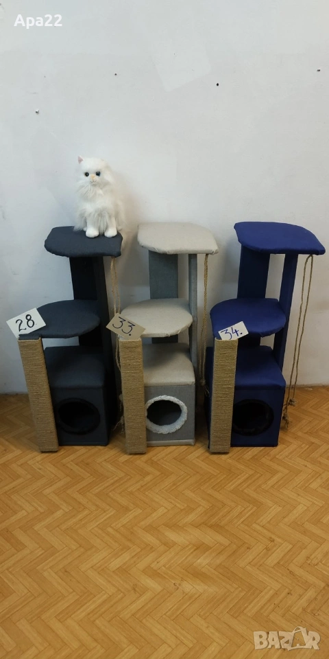 НОВИ 90см сглобени КОТЕШКИ КАТЕРУШКИ С КЪЩИЧКА – производител ОБЛЕН , снимка 1