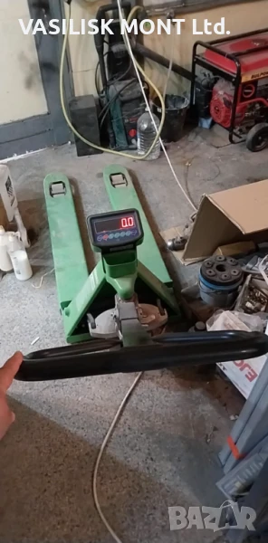 Палетна количка с електронен кантар до 2,5т., снимка 1