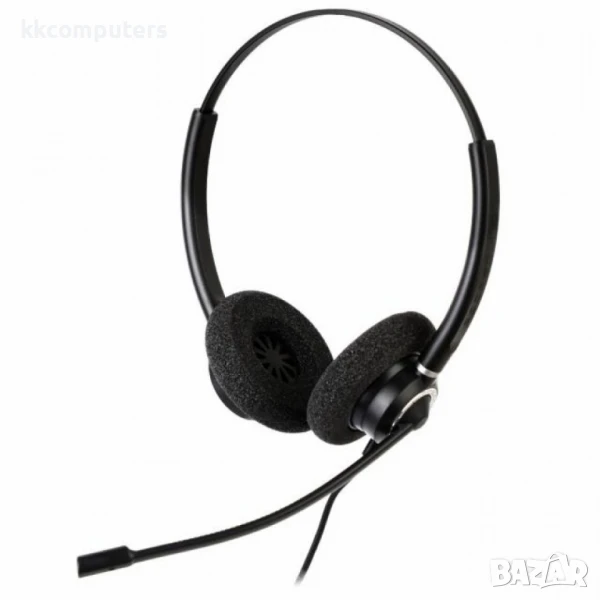 Addasound Crystal 2732 Duo, UC,QD, черни Слушалки с Микрофон, снимка 1