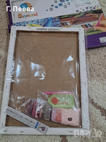 Диамантен гоблен с рамка, снимка 2 - Гоблени - 51703855