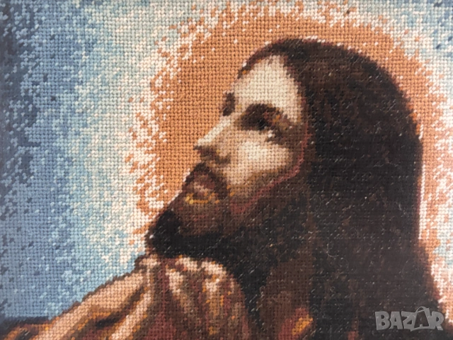 Гоблен "Молещият се Христос", снимка 5 - Гоблени - 54186947