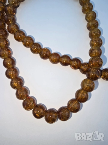 Стъклени Мъниста за бижута 10мм 8мм 6 мм 4мм J226, снимка 2 - Други - 52409048