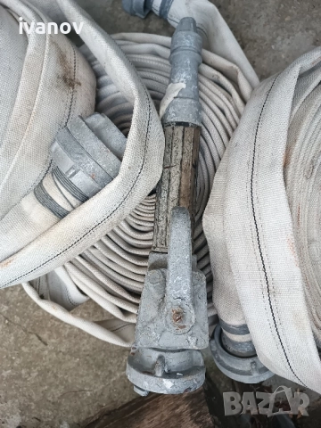 Пожарникарски маркуч и струйник 60м, снимка 4 - Напояване - 51663526