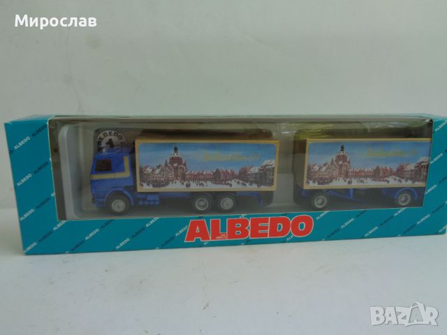 ALBEDO H0 1/87 SCANIA КАМИОН МОДЕЛ ИГРАЧКА КОЛИЧКА, снимка 1 - Колекции - 45888885