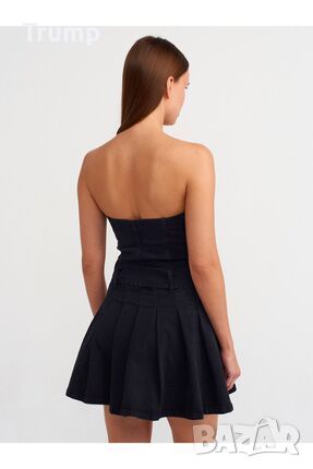 Красива дънкова рокля, цвят черен , снимка 1 - Рокли - 46461478