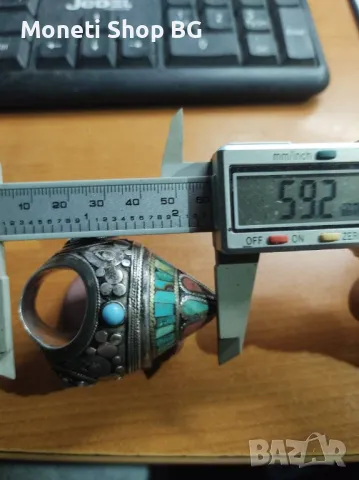 Много стар Турско-Арабски пръстен, снимка 12 - Пръстени - 49400259