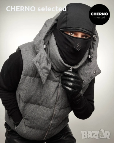 Мъжки пухен елек с качулка MANGO Hooded Puffer Vest – размер XXL, снимка 2 - Якета - 53772970