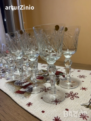 Кристални сервизи, снимка 7 - Чаши - 52939731