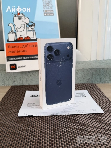 НОВ! 512Gb *ЛИЗИНГ* iPhone 17 Pro Max Deep Blue 24М ГАРАНЦИЯ