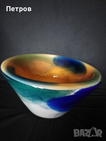 фруктиера, купа стъкло 13.5/22.5 см