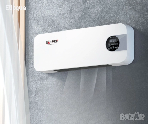 Модерна печка за стенен монтаж,за студено и топло,с двойно предназначение,LED дисплей