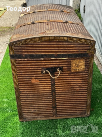 Автентичен сандък, снимка 3 - Антикварни и старинни предмети - 54226458
